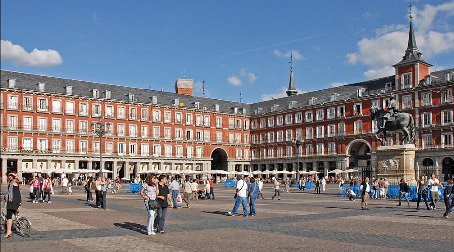 Madrid's Plaza Mayor (Photo by Jean-Pierre Dalbéra on Flickr)