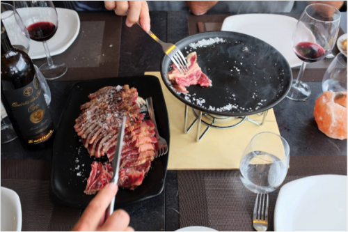 Wood-Fired ribeyes of Ternera Gallega